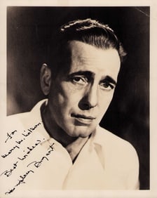 Humphrey Bogart signed photograph