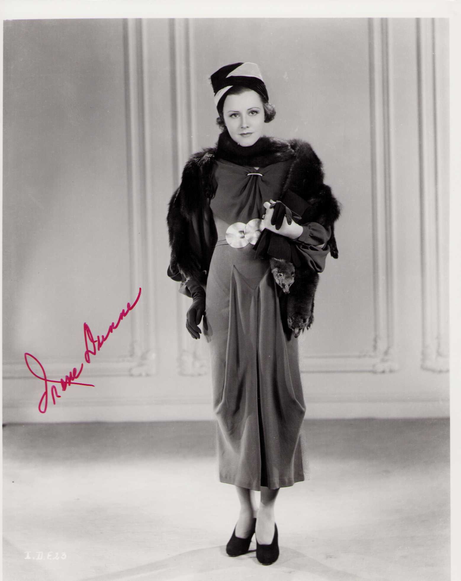 Irene Dunne signed photograph (1 of 1)