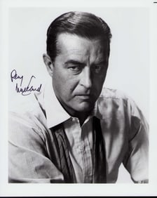 Ray Milland signed photograph