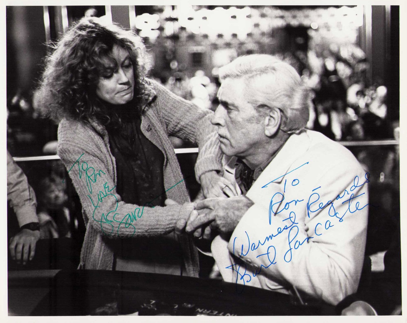 Susan Sarandon and Burt Lancaster signed photograph (1 of 1)