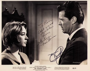 Shirley MaClaine and James Garner signed photograph