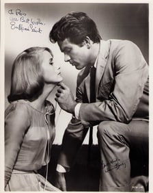 Eva Marie Saint and Warren Beaty signed photograph