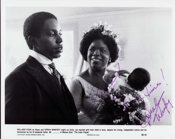 Oprah Winfrey signed photograph