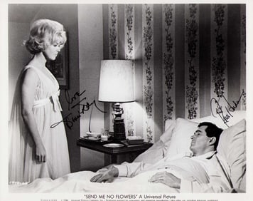 Rock Hudson and Doris Day signed photograph