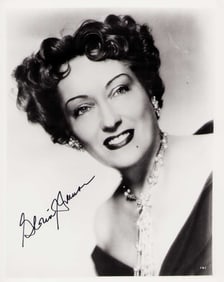 Gloria Swanson signed photograph