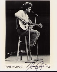 Harry Chapin signed photograph