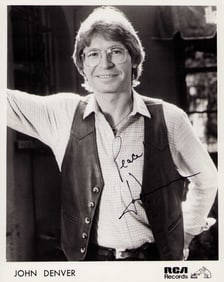 John Denver signed photograph