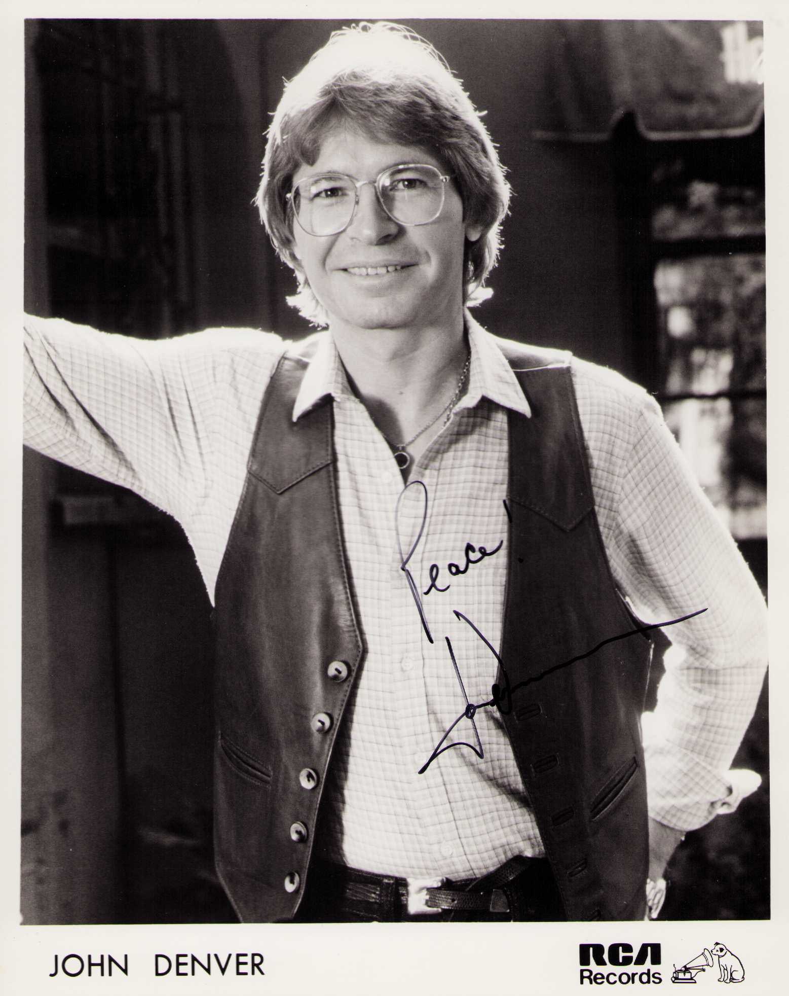 John Denver signed photograph (1 of 1)
