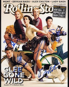 GLEE cast signed photograph