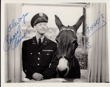 Donald O"Connor signed photograph