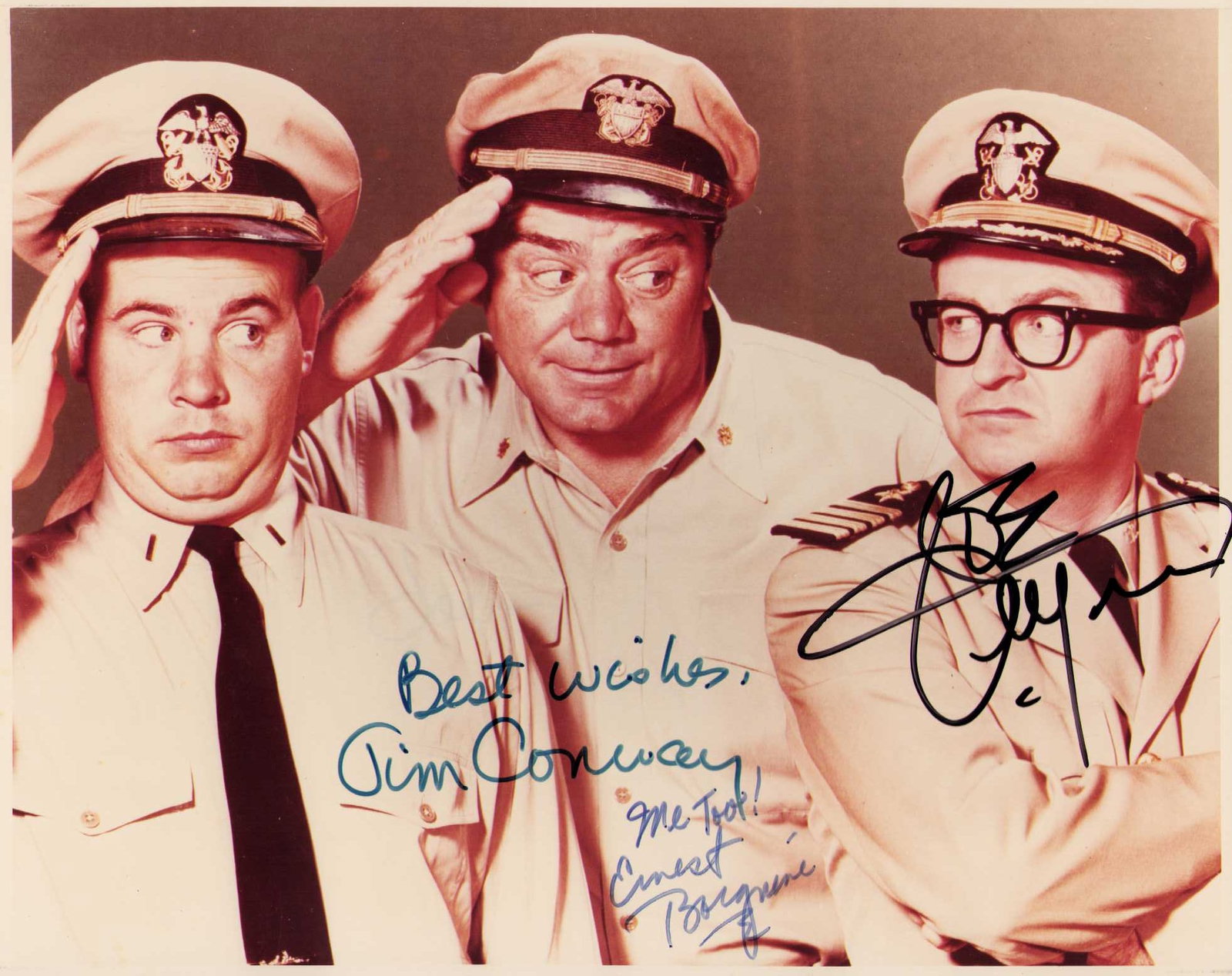 McHales Navy cast signed photograph (1 of 1)