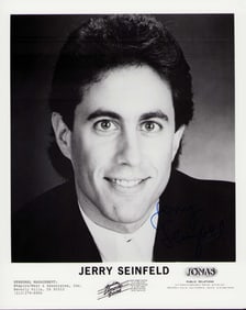 Jerry Seinfeld signed photograph