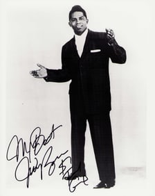 James Brown signed photograph