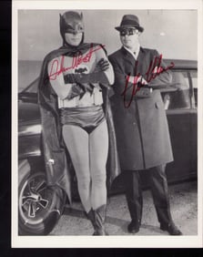 Batman and the Green Hornet signed photograph