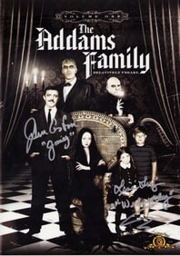 Addams Family signed photograph