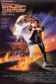 Michael J Fox signed photograph