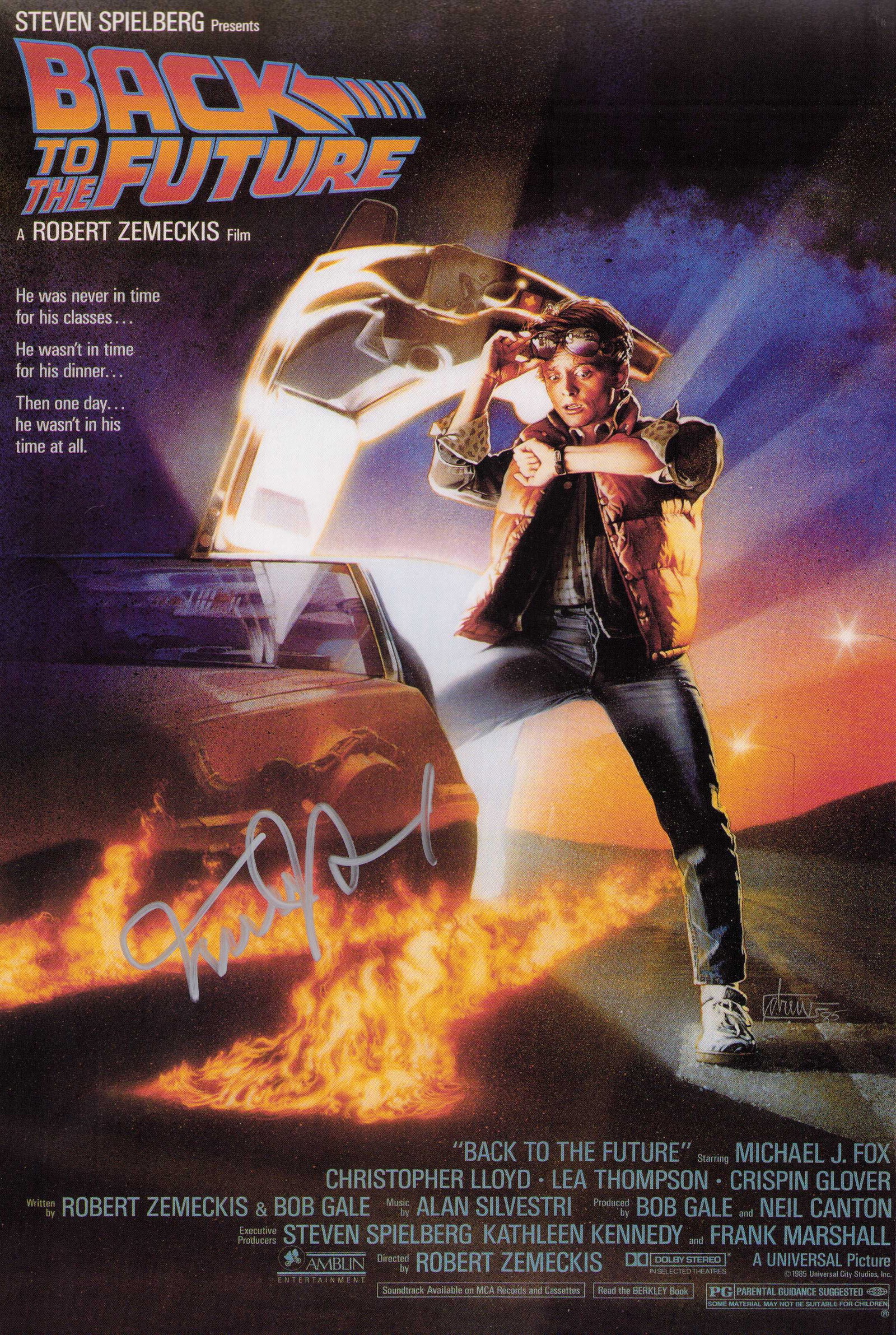 Michael J Fox signed photograph (1 of 1)