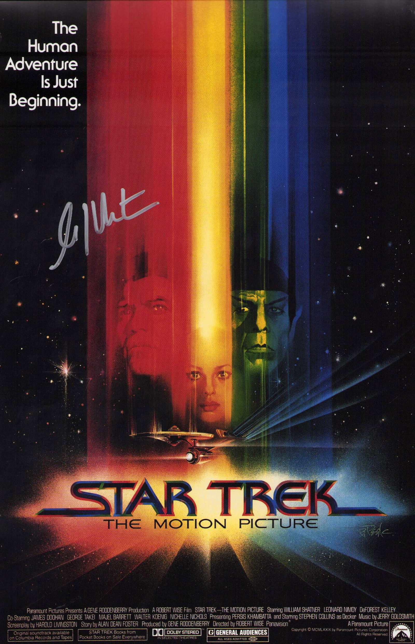 StarTrek the Motion Picture signed poster print (1 of 1)