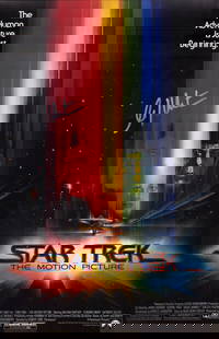 StarTrek the Motion Picture signed poster print: 11x17 Star Trek the Motion Picture poster print signed by William Shatner Certificate of AuthenticityEVERY item in this auction comes with at minimum a full illustrated serial numbered COA signed by t