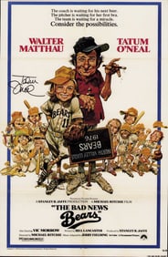 Bad news Bears signed poster print