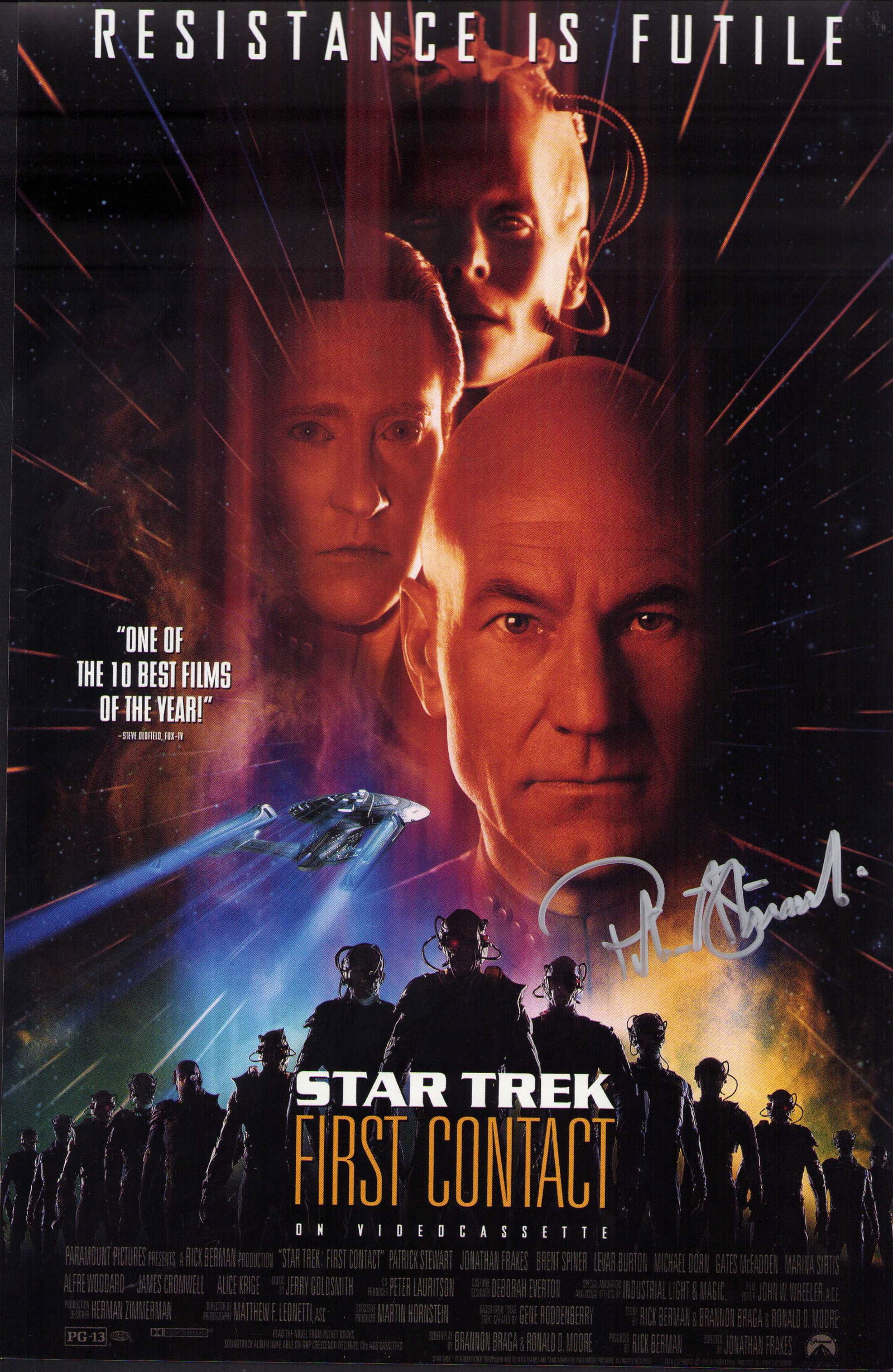 Star Trek First Contact signed poster print (1 of 1)