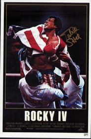 Rocky IV signed poster print