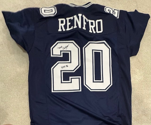 Mel Renfro signed jersey (1 of 1)