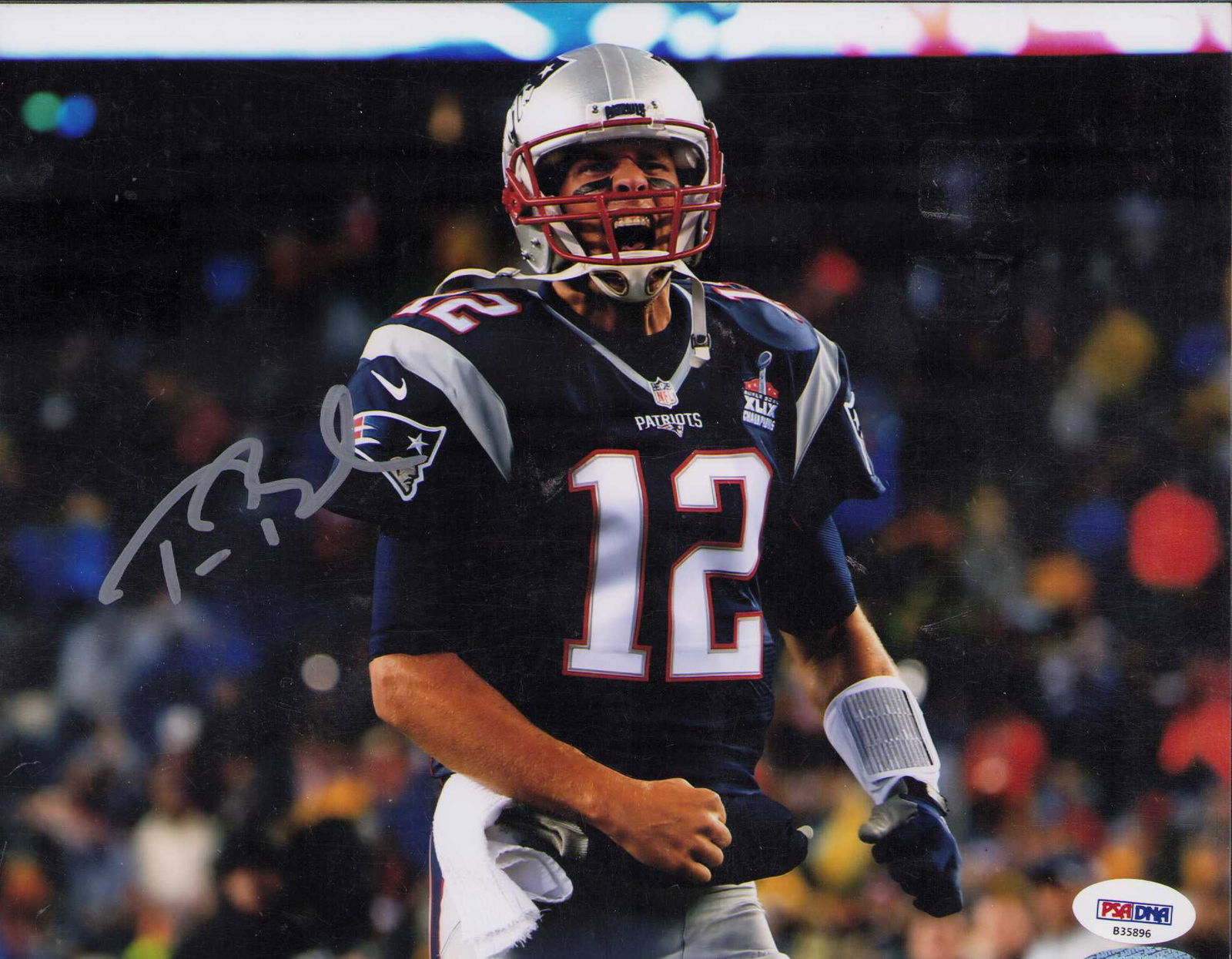 Tom Brady tri Star and Psa signed photograph (1 of 1)