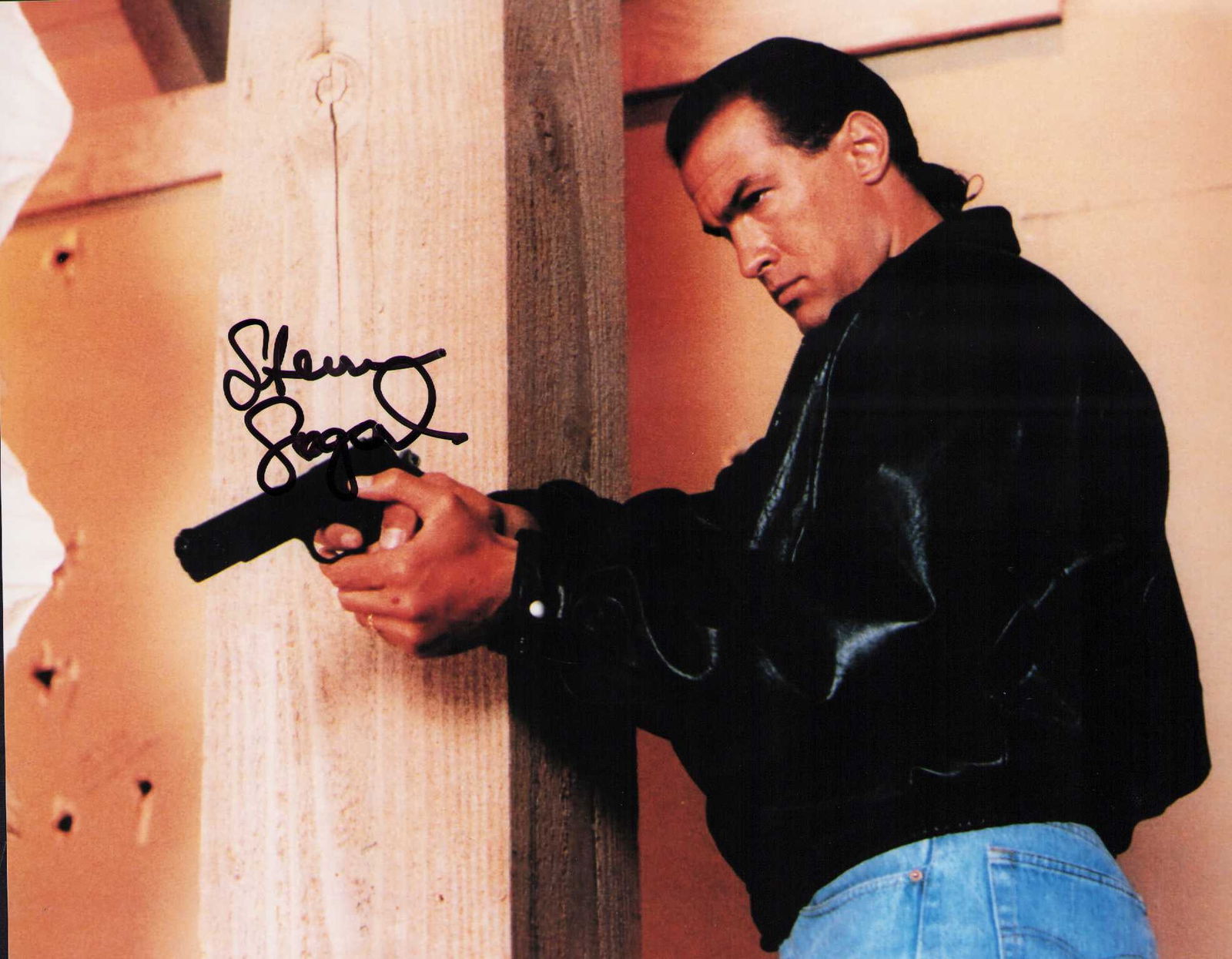 Steven Seagal signed photograph (1 of 1)