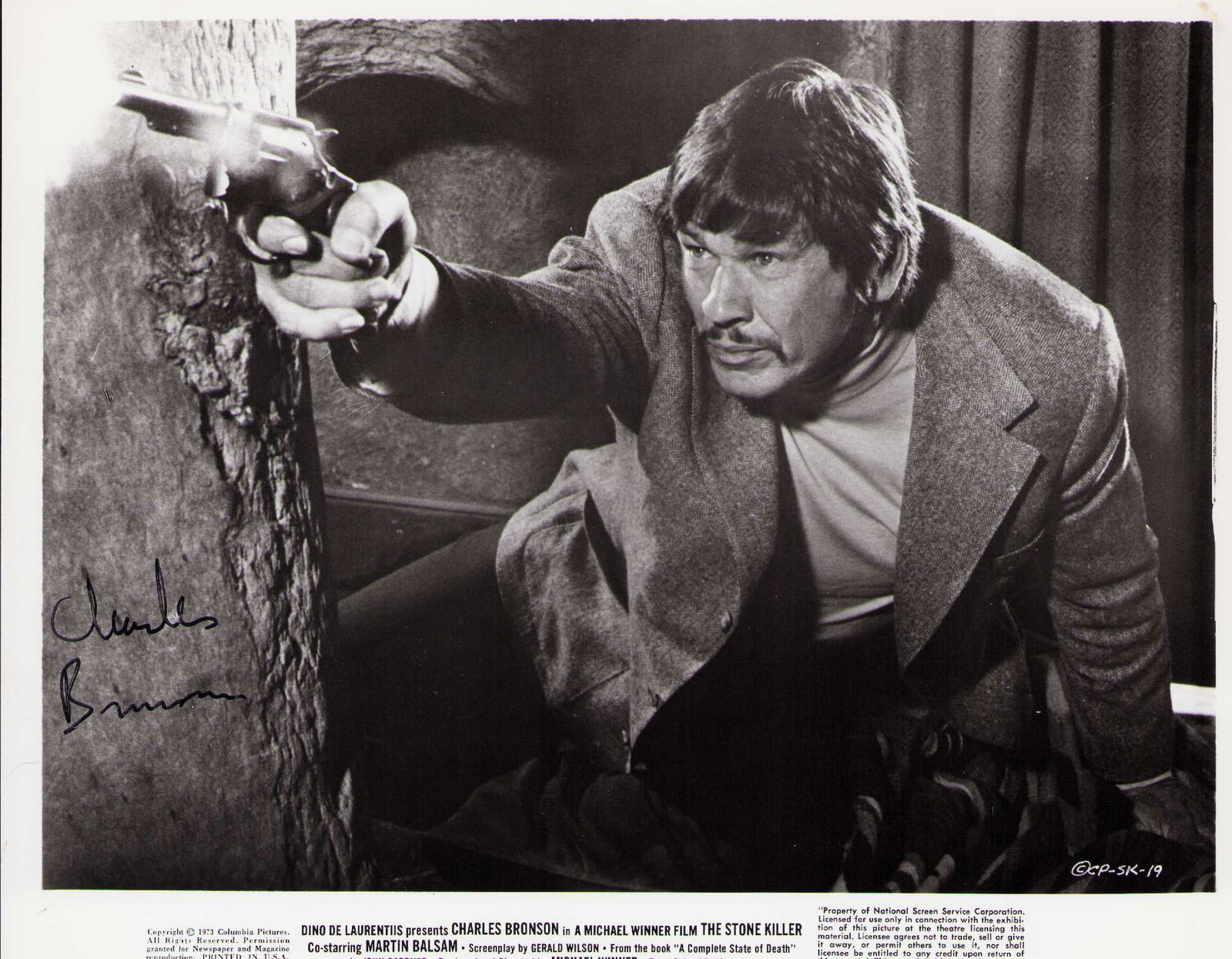 Charles Bronson vintage signed photograph (1 of 1)