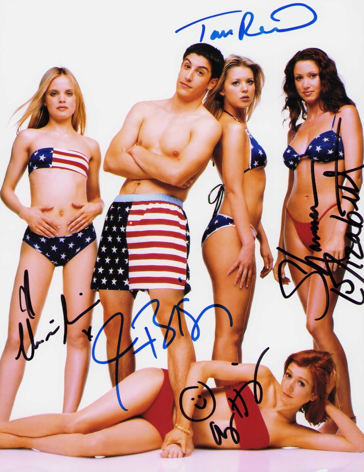 American Pie sexy cast signed photograph (1 of 1)