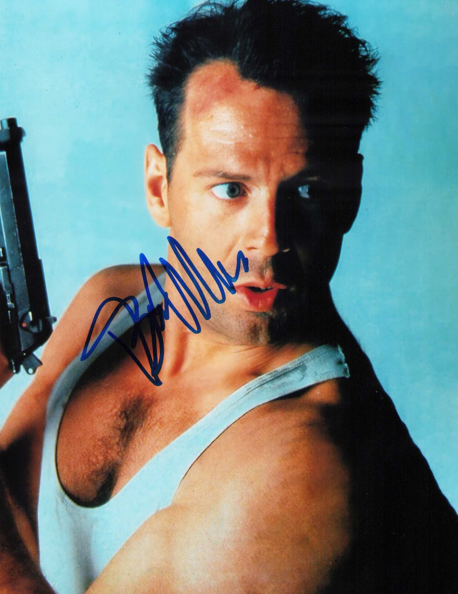 Bruce Willis Die Hard signed photograph (1 of 1)
