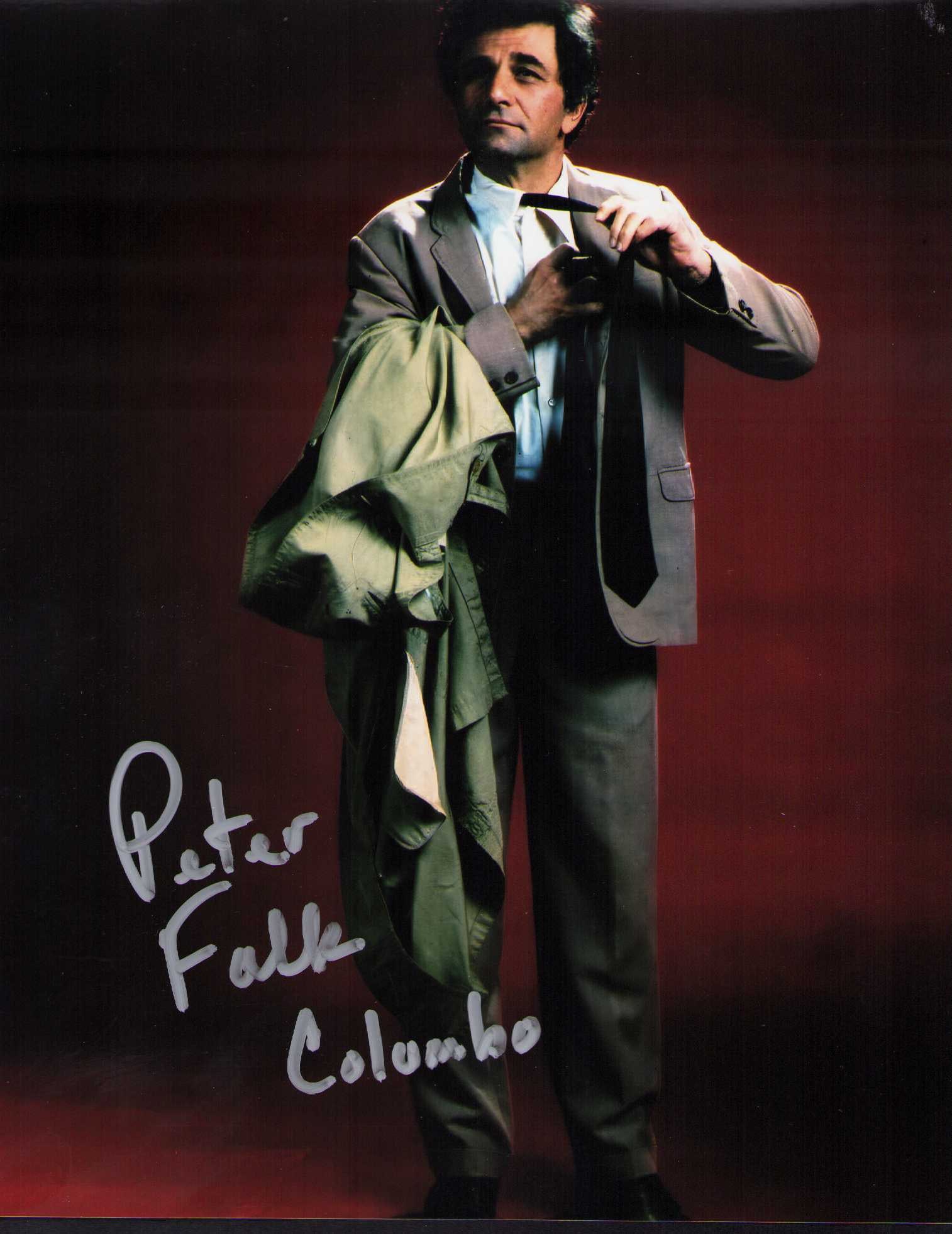 Peter Falk Columbo signed photograph (1 of 1)