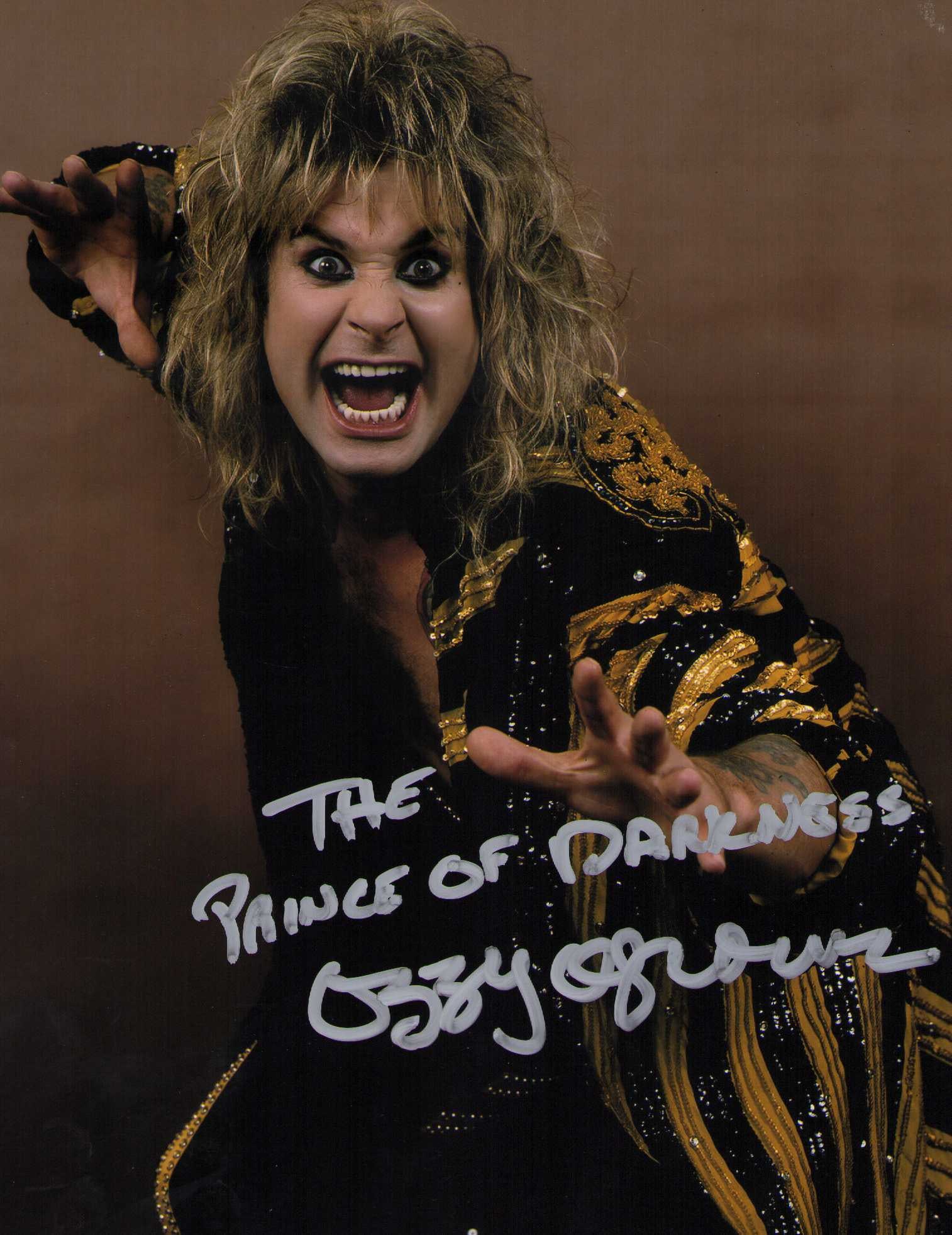 Ozzy Osbourne signed photograph with phrase (1 of 1)