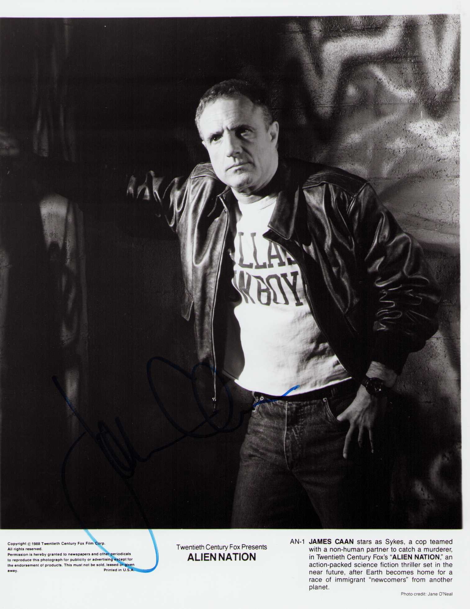 James Caan signed vintage photograph (1 of 1)