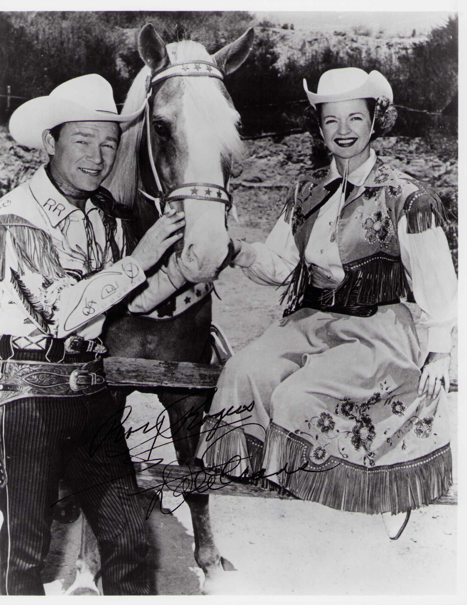 Roy and Dale Rogers vintage signed photograph (1 of 1)
