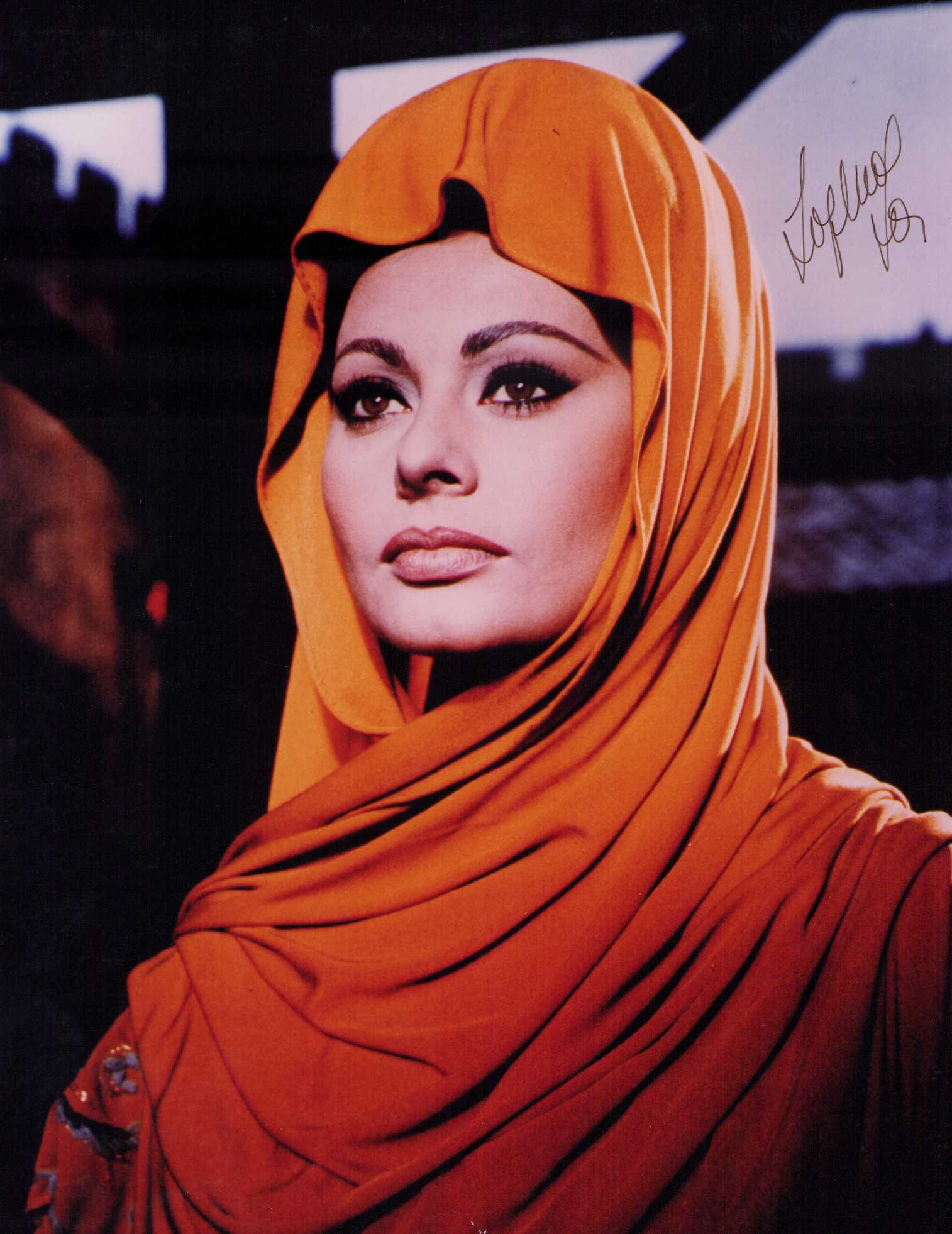 Sophia Loren signed photograph: A sexy vintage signed 8x10 of the italian legend Certificate of AuthenticityEVERY item in this auction comes with at minimum a full illustrated serial numbered COA signed by the worlds leading authent