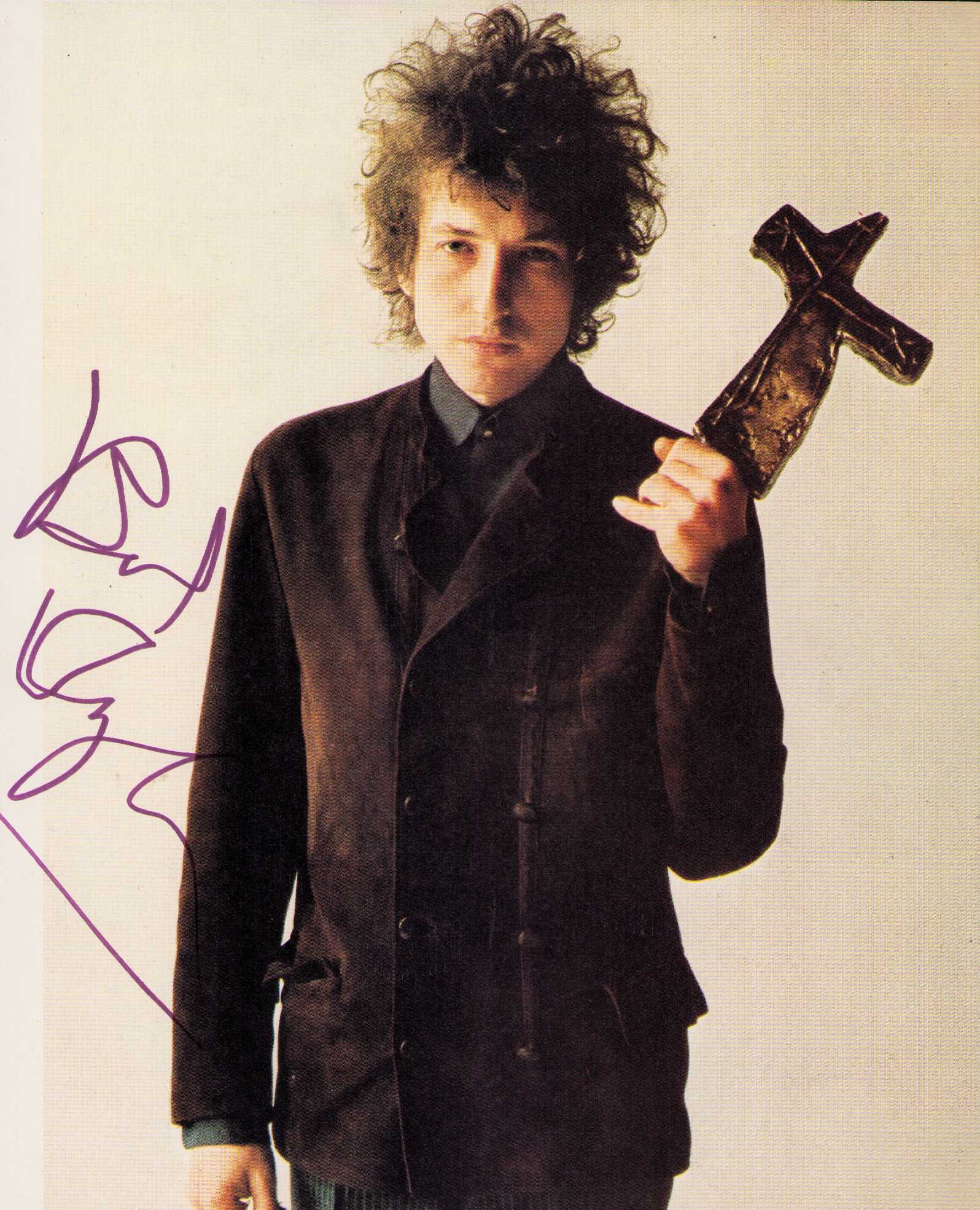 Bob Dylan rare signed photograph (1 of 1)