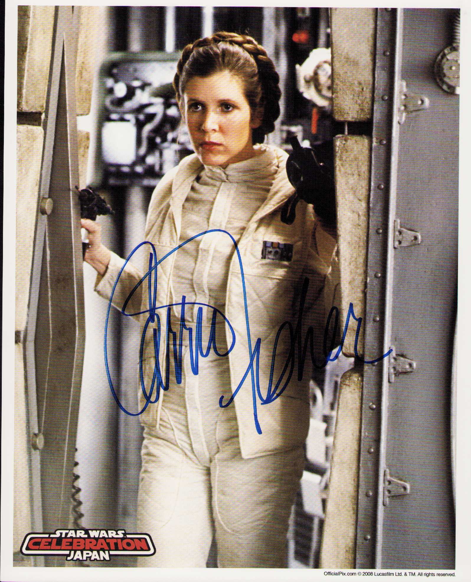Carrie Fisher Star Wars signed photograph (1 of 1)