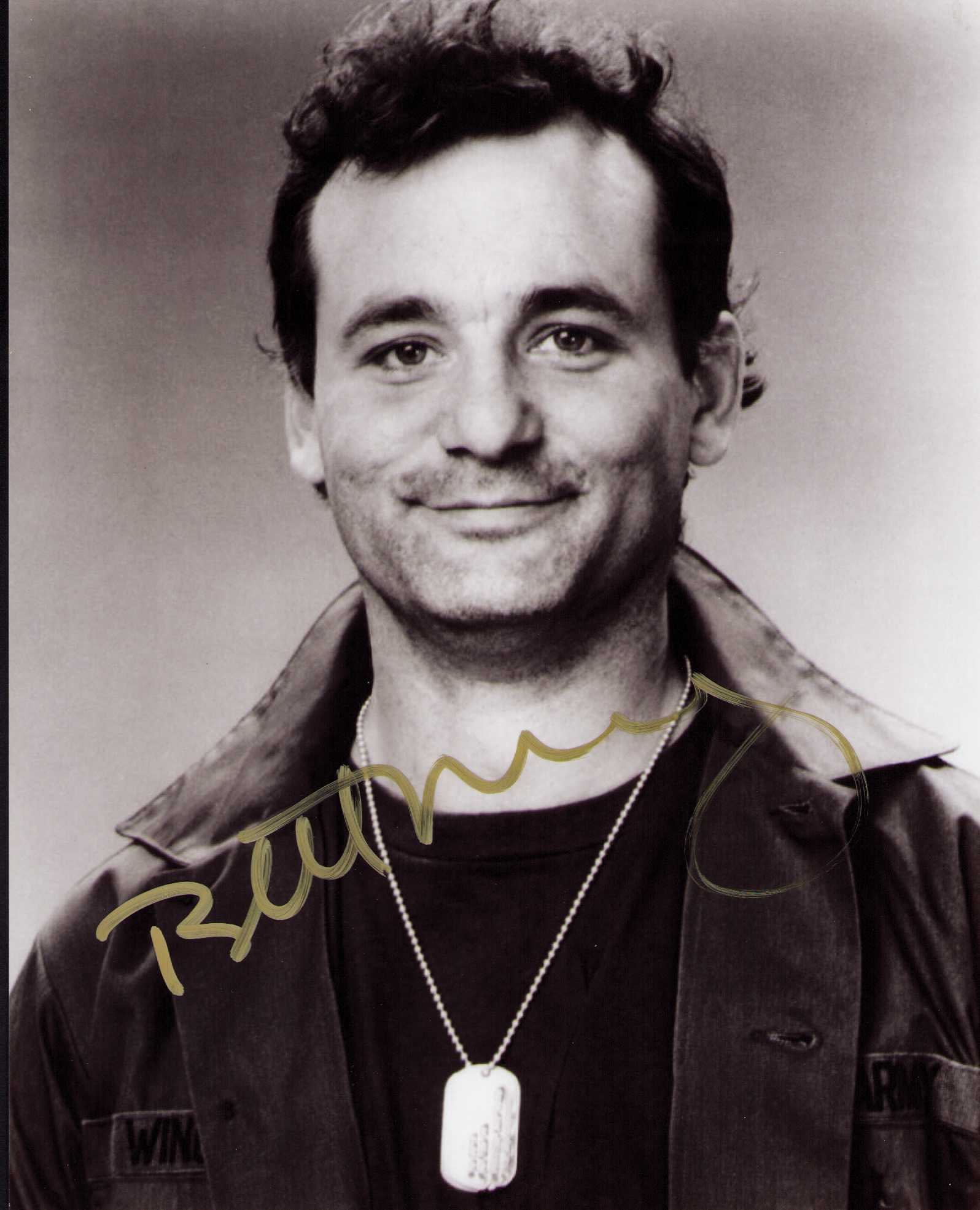 Bill Murray Stripes signed photograph (1 of 1)