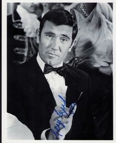 George Lazenby James Bond signed photograph
