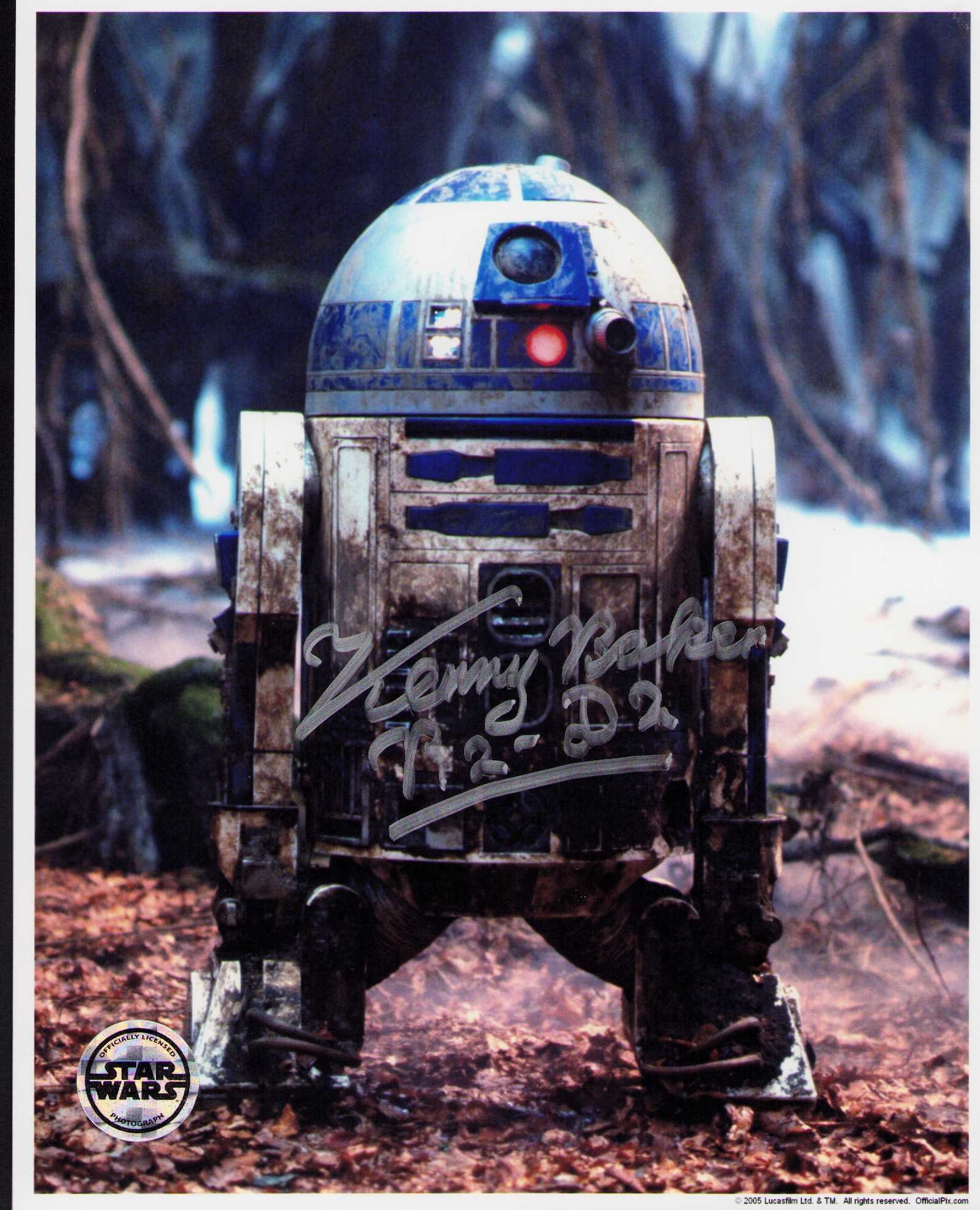 Kenny Baker Star Wars signed photograph (1 of 1)