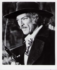 Lee Van Cleef rare vintage signed photograph