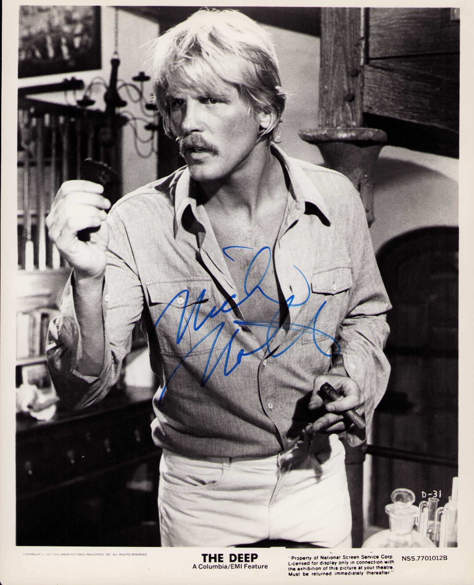 Nick Nolte vintage DEEP signed photograph (1 of 1)