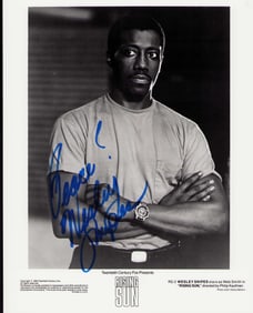 Wesley Snipes Rising Sun vintage signed photograph
