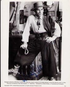Rudolf Nuryev signed vintage photograph