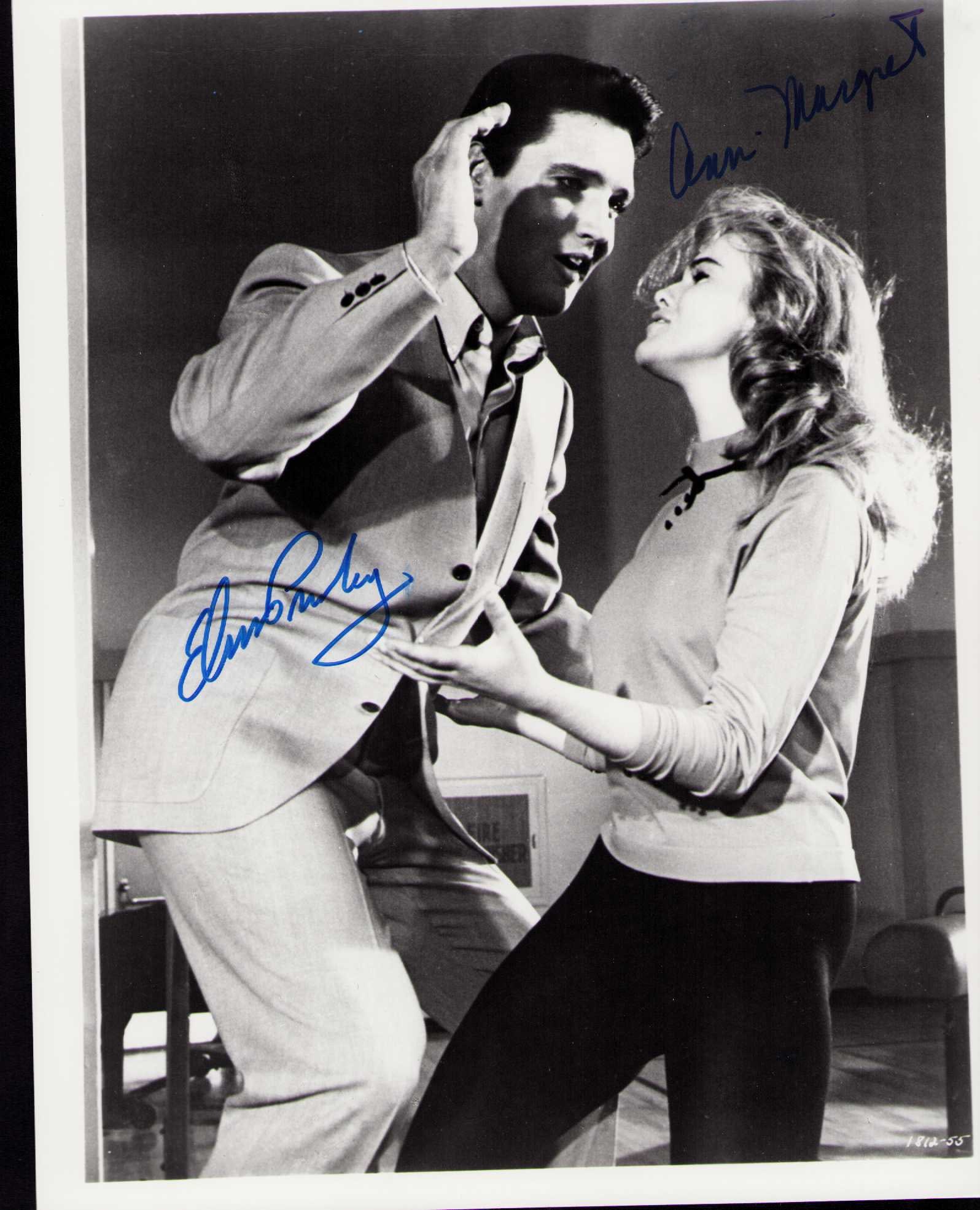 Elvis Presley and Ann Margret signed photograph (1 of 1)