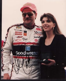 Dale Earnhardt Sr signed photograph