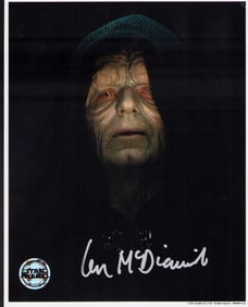 Ian McDiarmid signed photograph Star Wars