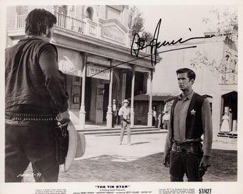Anthony Perkins signed photograph